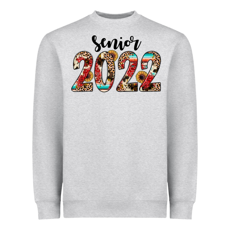 Senior 2022 Western Heavyweight Sweatshirt by JahusDesignShop | Teevron