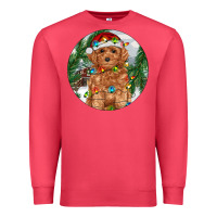 Cardinal Toy Poodle And Farm Premium Sweatshirt - RanaPortraitStore