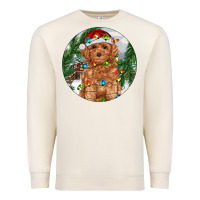 Sandshell Toy Poodle And Farm Premium Sweatshirt - RanaPortraitStore