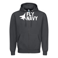 Smoke fly navy Zipper Hoodie - DesigneFamous