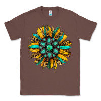 Chestnut turquoise leopard sunflower Classic Tee - Jasminsmagicworld