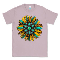 Lilac turquoise leopard sunflower Classic Tee - Jasminsmagicworld