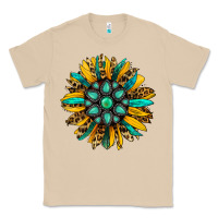 Mushroom turquoise leopard sunflower Classic Tee - Jasminsmagicworld