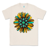 Natural turquoise leopard sunflower Classic Tee - Jasminsmagicworld