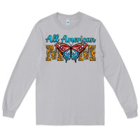 Moon Dust All American Mom Butterfly Long Sleeve Tee - LillyAllenDesigns
