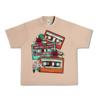 Burro cassette floral gemstone Urban Heavy Tee - FaDigitalArtStudio