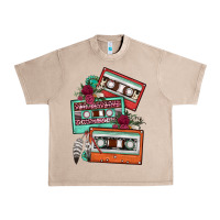 French Oak cassette floral gemstone Urban Heavy Tee - FaDigitalArtStudio