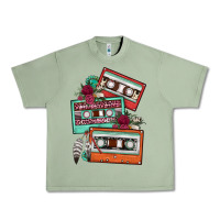 Oil Green cassette floral gemstone Urban Heavy Tee - FaDigitalArtStudio