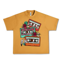 Peanut Butter cassette floral gemstone Urban Heavy Tee - FaDigitalArtStudio