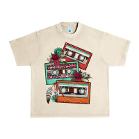 Sandshell cassette floral gemstone Urban Heavy Tee - FaDigitalArtStudio