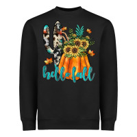 Black hello fall Heavyweight Sweatshirt - JahusDesignShop