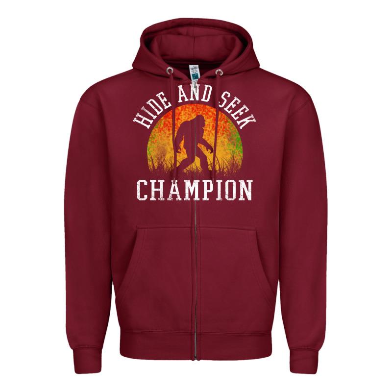 Hide And Seek Champion Zipper Hoodie by DesigneFamous | Teevron