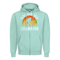 Seafoam hide and seek champion Zipper Hoodie - DesigneFamous