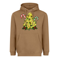 Toasted Coconut Lightning Softball Christmas Tree Heavyweight Hoodie - RanaPortraitStore