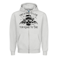 Dove Grey hunter s thompson  fear and loathing in las vegas rare to die Zipper Hoodie - DesigneFamous