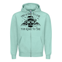 Seafoam hunter s thompson  fear and loathing in las vegas rare to die Zipper Hoodie - DesigneFamous