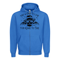 True Royal hunter s thompson  fear and loathing in las vegas rare to die Zipper Hoodie - DesigneFamous