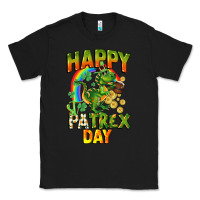 Black Happy St. Patrex Day Classic Tee - CowGirlArtShop