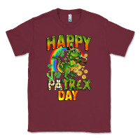 Burgundy Happy St. Patrex Day Classic Tee - CowGirlArtShop