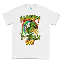 White Happy St. Patrex Day Classic Tee - CowGirlArtShop