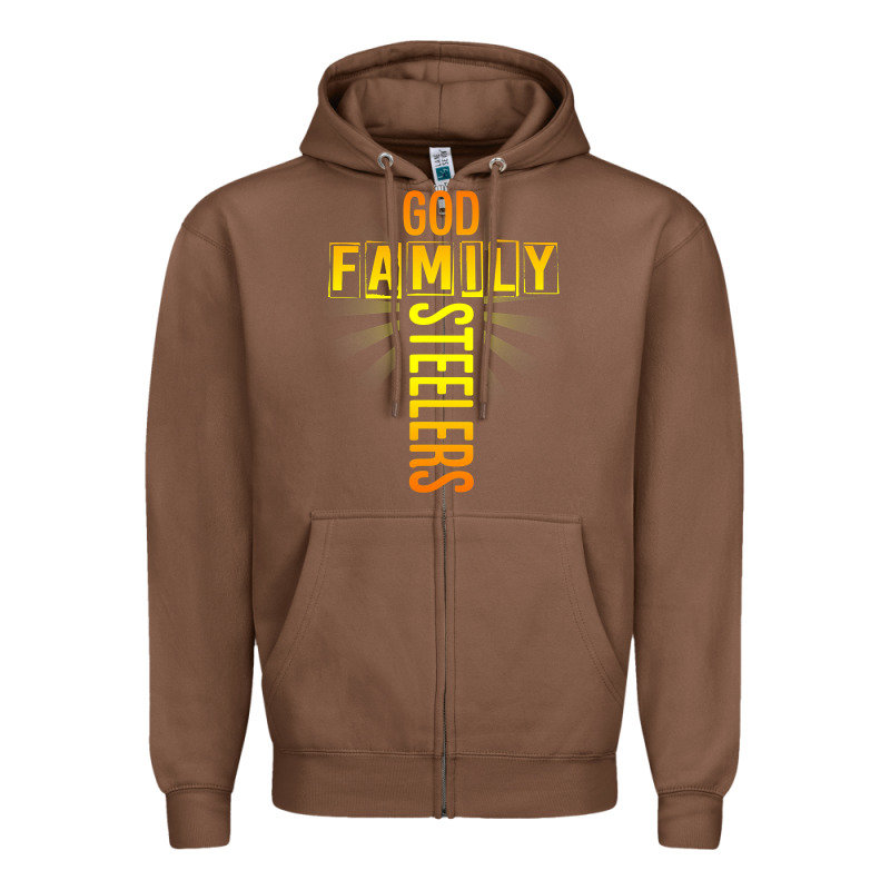 God Family Steeler Shirt Father's Day Gift Tee T Shirt Zipper Hoodie by DesigneFamous | Teevron