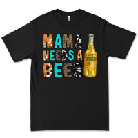 Black Mama Needs a Beer Premium Tee - CowCowDesign