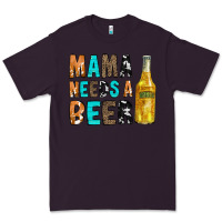 Plum Mama Needs a Beer Premium Tee - CowCowDesign