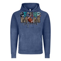 Vintage Denim senior mom squad football design Vintage Hoodie - CowhideDigitalArt