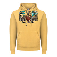 Vintage Mustard senior mom squad football design Vintage Hoodie - CowhideDigitalArt