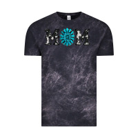 Cloud Black cowhide with gemstone Vintage Tee - RanaPortraitStore