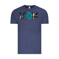Vintage Denim cowhide with gemstone Vintage Tee - RanaPortraitStore