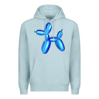 Blue Mist Blue Dog Balloon Premium Hoodie - Artiststas