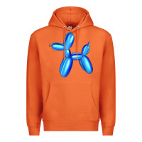 Carrot Blue Dog Balloon Premium Hoodie - Artiststas