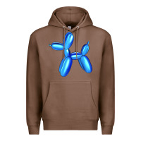 Chestnut Blue Dog Balloon Premium Hoodie - Artiststas