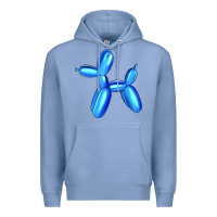 Colony Blue Blue Dog Balloon Premium Hoodie - Artiststas