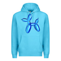 Ocean Blue Blue Dog Balloon Premium Hoodie - Artiststas