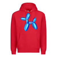 Red Blue Dog Balloon Premium Hoodie - Artiststas