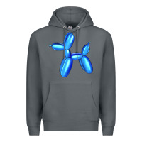 Rock Blue Dog Balloon Premium Hoodie - Artiststas