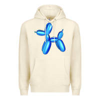 Sandshell Blue Dog Balloon Premium Hoodie - Artiststas