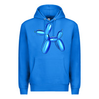True Royal Blue Dog Balloon Premium Hoodie - Artiststas
