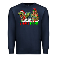 Navy T- Rex X-Mas Mood Premium Sweatshirt - RanaPortraitStore