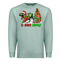 Seafoam T- Rex X-Mas Mood Premium Sweatshirt - RanaPortraitStore