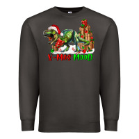 Smoke T- Rex X-Mas Mood Premium Sweatshirt - RanaPortraitStore