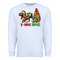 White T- Rex X-Mas Mood Premium Sweatshirt - RanaPortraitStore