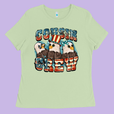 Cousin Crew Ladies Tee Designed By Fadigitalartstudio