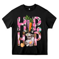 Black Hip hop Easter Girl Easter Day Heavy Core Tee - HowdyJamesFarm