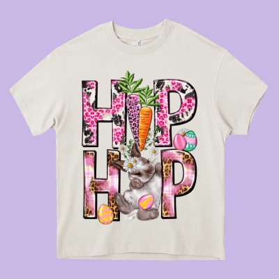 Hip Hop Easter Girl Easter Day Heavy Core Tee Designed By Howdyjamesfarm