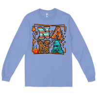 Colony Blue Fall Autumn Leopard Nana Long Sleeve Tee - LillyAllenDesigns