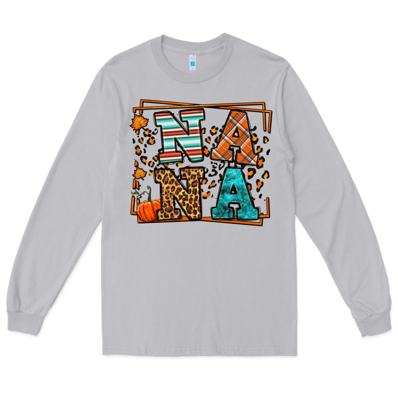 Fall Autumn Leopard Nana Long Sleeve Tee by LillyAllenDesigns | Teevron