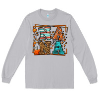 Moon Dust Fall Autumn Leopard Nana Long Sleeve Tee - LillyAllenDesigns
